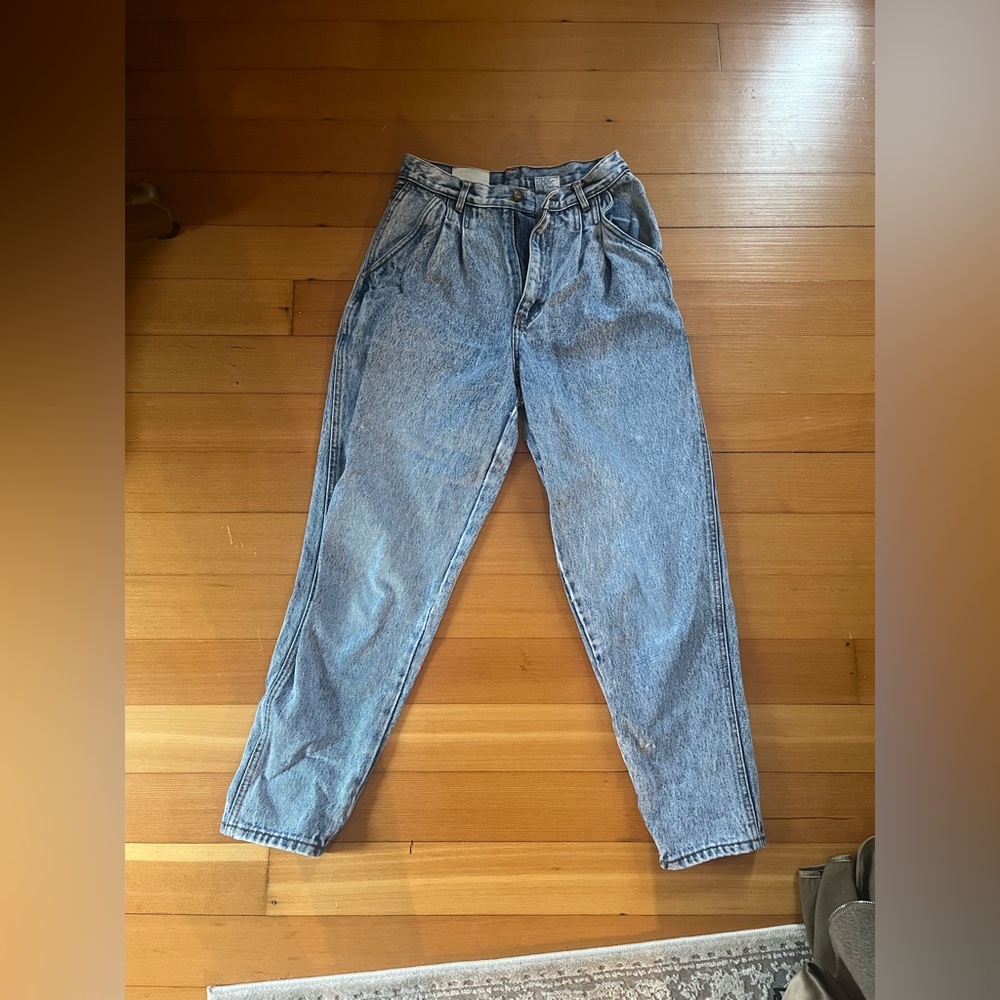 1980s Petite Acid Wash Denim Jeans